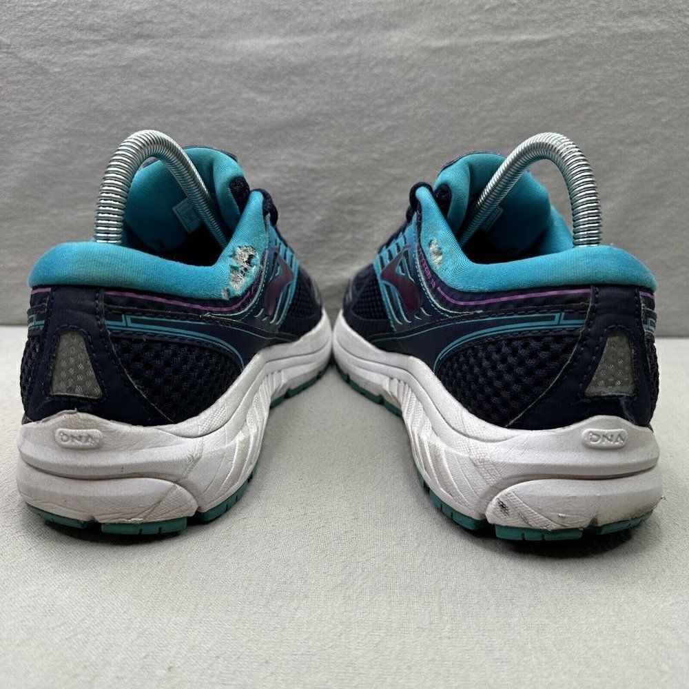 Brooks Addiction 13 Womens Size 8 (B) Shoes Blue Purple Athletic Walking Sneaker - Picture 4 of 9